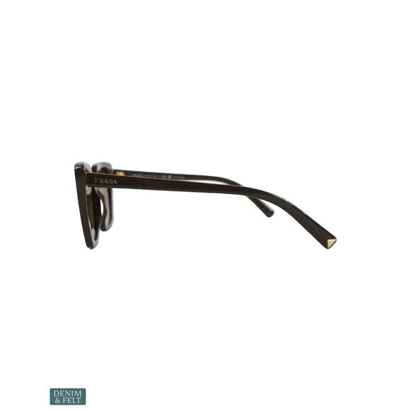 NEW Prada PR 23ZS Loden Brown Gradient Polarized Sunglasses Luxe Glam Luxury